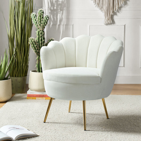 Cream scallop chair hot sale